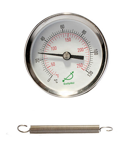 Bimetall-Thermometer - ST221SS-2 - Shanghai QualityWell industrial CO.,LTD. - analog / für Oberflächenmontage / Industrie