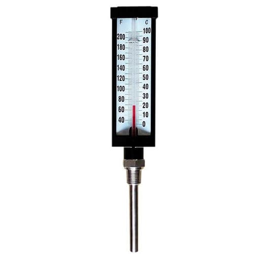Flüssigkeitsausdehnungsthermometer - AGT-B - Shanghai QualityWell industrial CO.,LTD. - mit direkter Anzeige / Einschraub / Industrie