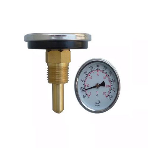 Thermometer für Heißwasser - H221C - Shanghai QualityWell industrial CO.,LTD. - Bimetall / mit Zifferblatt-Anzeige / Einschraub