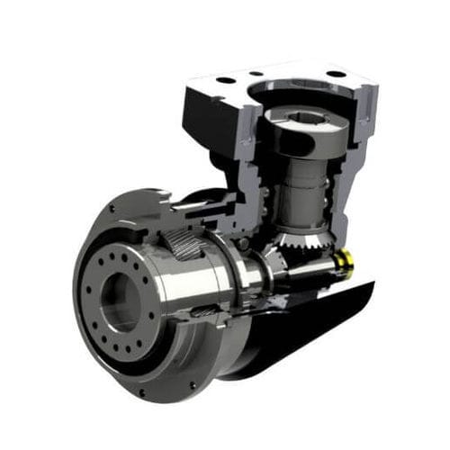Planeten-Servogetriebe - ADR64 - Newstart Planetary Gear Boxes Co.,Ltd. - schrägverzahnt / rechtwinklig / mit vertikaler Ausgangswelle