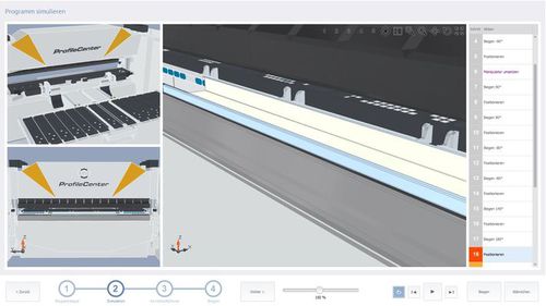 Programmiersoftware - ProfileCenter  - RAS Reinhardt Maschinenbau GmbH - Simulation / Netzwerk / Maschinen