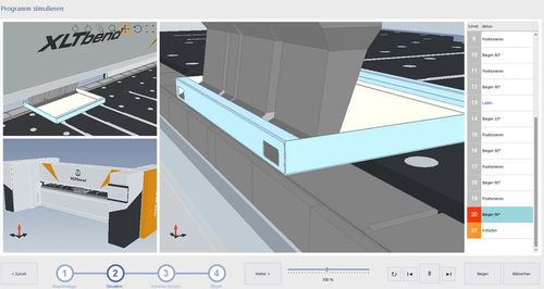 Simulationssoftware - XLTbend  - RAS Reinhardt Maschinenbau GmbH - Netzwerk / Maschinen / 3D