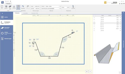 Programmiersoftware - Bendex Professional - RAS Reinhardt Maschinenbau GmbH - Maschinen / Baustellen / für die Blechbearbeitung