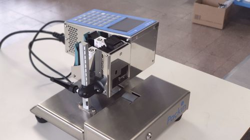 Tintenstrahl-Markiermaschine - Mk-JETBOX - Packin.it - Kunststoff / Papier / Tisch