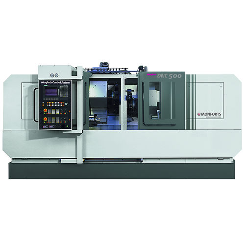 CNC-Drehmaschine - DNC 500 DuoTurn - Monforts Werkzeugmaschinen GmbH & Co. KG - horizontal / Schrägbett / hydrostatisch