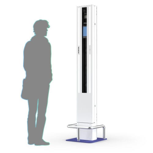 Zutrittsterminal - CT1 - DERMALOG Identification Systems GmbH - mit Touchscreen / bodenstehend / wandmontiert
