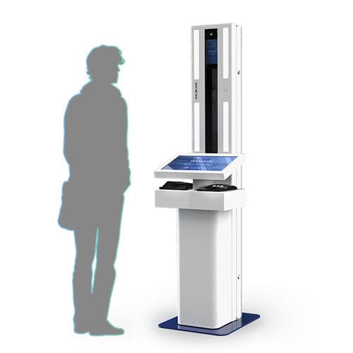 Kiosk-Terminal - DERMALOG Identification Systems GmbH - mit Touchscreen / Selbstbedienung / Steuerung