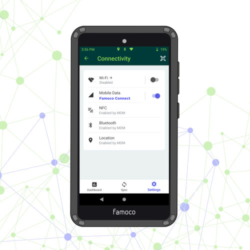 Datenübertragungssoftware - Famoco Connect - FAMOCO - Konnektivität / Netzwerk / Android