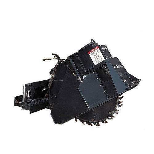Schaufelrad-Grabenfräse - BOBCAT - mit Gummireifen / für Hydraulikbagger
