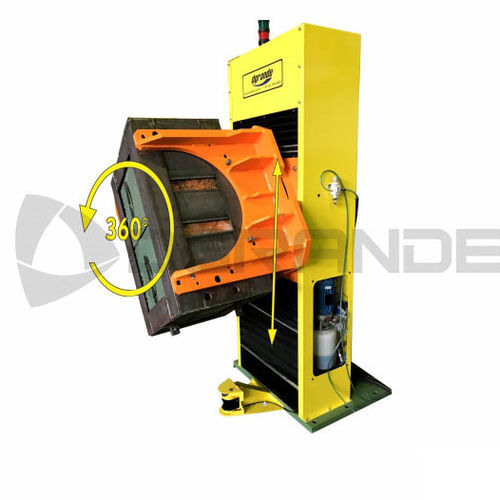Hydraulischer Schweißpositionierer - DGRANDE MACHINES MANUFACTURER - drehbar / 1-Achs / mit Hubvorrichtung