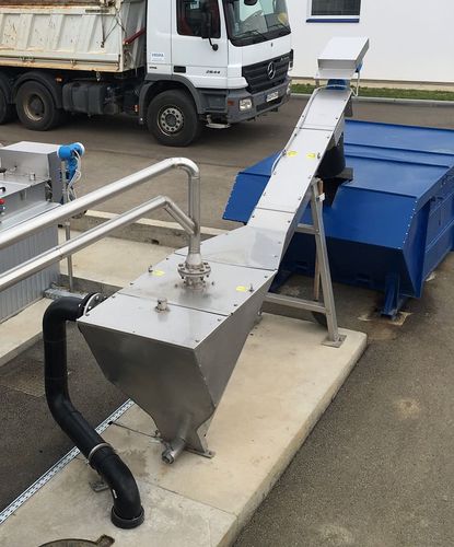 Wasserabscheider - Classifier - Equipwater - Sand / Streugut / Strömung