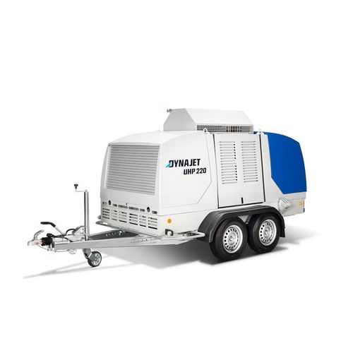 Kaltwasser-Hochdruckreiniger - UHP 220 2800/27 T Tier2 - DYNAJET GmbH - dieselbetrieben / mobil / auf Anhänger