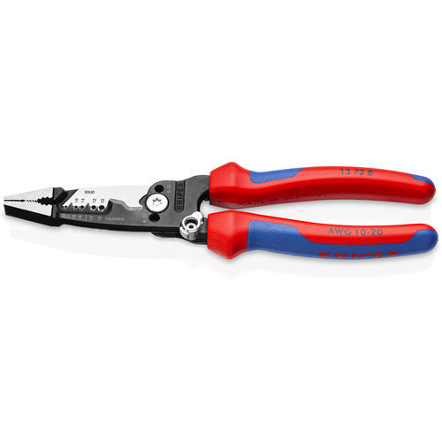Schneid-Abisolierzange - 13 72 8 - KNIPEX - für Kabel / Stahl