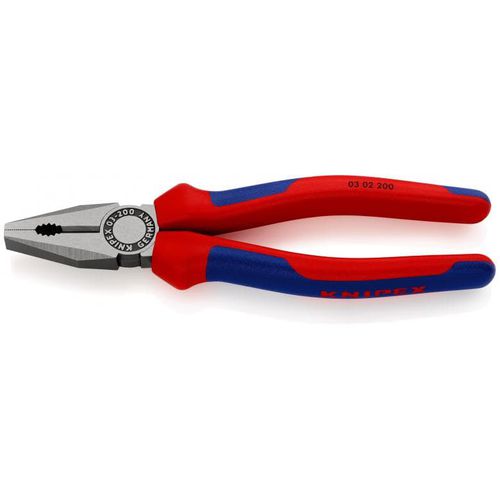 Kombinationszange - 03 02 200 - KNIPEX - für Draht / für Kabel / für Blech