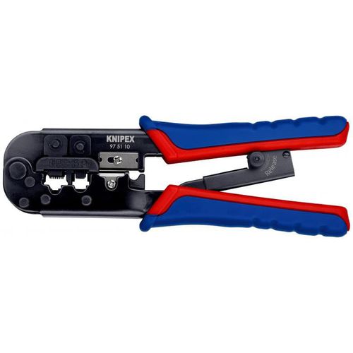 Handbetriebenes Crimpwerkzeug - 97 51 10 - KNIPEX - für Kabelschuhe / für Steckverbindung