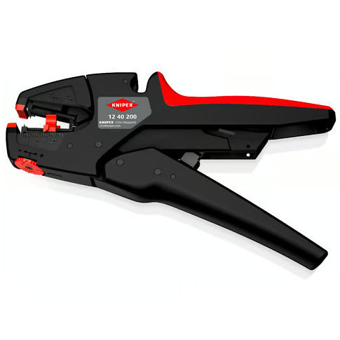 Selbsteinstellende Abisolierzange - 12 40 200 - KNIPEX - für Kabel / für Draht / Stahl
