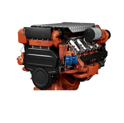 Dieselmotor - DI16 084M - SCANIA Industrial & Marine Engines - 8-Zylinder / Turbolader / für Seewasseranwendungen