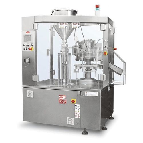 Halbautomatische Abfüllmaschine mit Traysealer - TGM E250 - Adelphi - für Tuben / für Flüssigkeiten / für pastöse Produkte