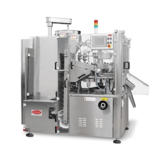 Elektrisch betätigte Abfüllmaschine mit Traysealer - TGM B620 - Adelphi - vollautomatisch / für Tuben / für pastöse Produkte
