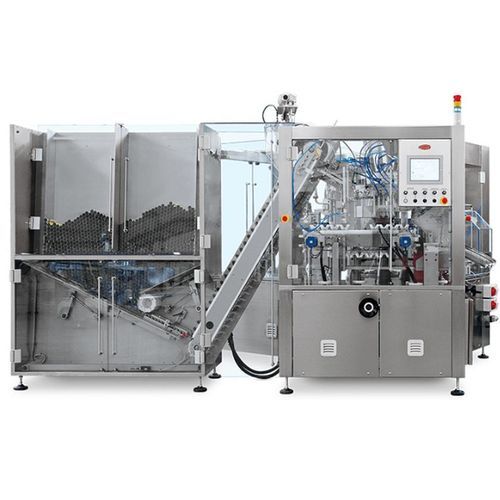 Vollautomatische Füllmaschine - TGM T240 - Adelphi - für Tuben / für Flüssigkeiten / für pastöse Produkte