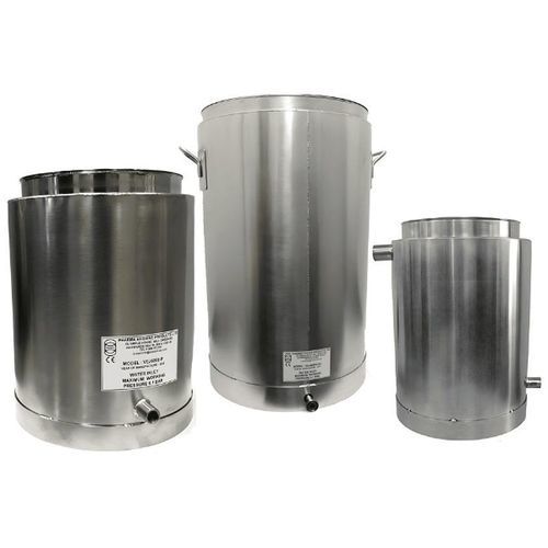 Edelstahlbecken - Adelphi - polierter Edelstahl / doppelwandig / druckfrei