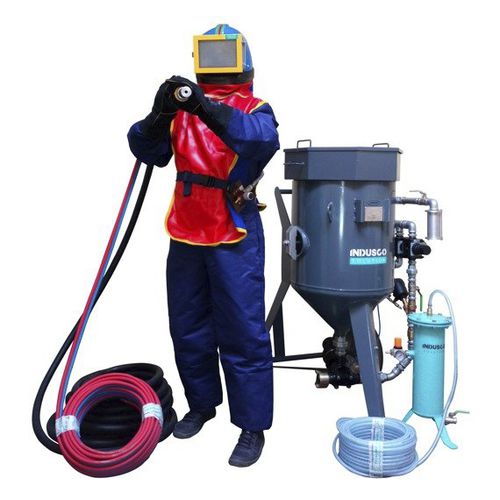 Manuelle Sandstrahlanlage - COMPLETE - Indusco Solution Sp. z o.o. - Druck / mobil