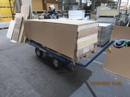 Batteriebetriebener Wagen - ErgoMover GO XL low - GMV Handling A/S - Transport / Metall / Bett