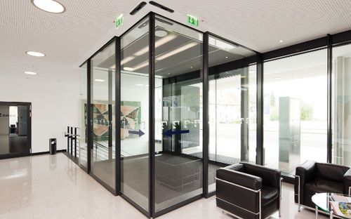 Schiebetürensystem - Slimdrive SLV - Geze GmbH - für den Innenbereich / automatisch