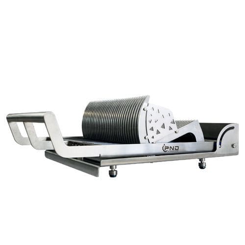 Lebensmittel-Schneidemaschine / für Obst und Gemüse - MWS - PND Fruit Processing Machinery - manuell / Messer / Edelstahl