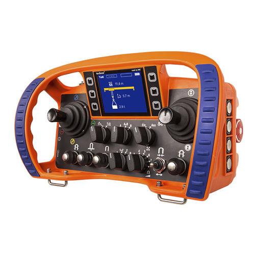 Funkfernsteuerung - technos 2 - HBC-radiomatic - Joystick / Kippschalter / mit Drehknopf