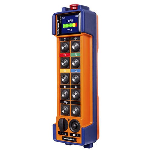 Funkfernsteuerung - micron 7 - HBC-radiomatic - mit Knöpfen / Industrie / für Kran