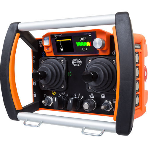 Funkfernsteuerung - spectrum A - HBC-radiomatic - Joystick / Kippschalter / mit Drehknopf