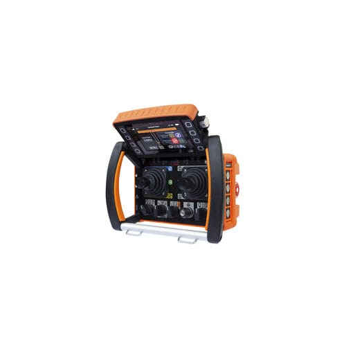 Funkfernsteuerung - spectrum S - HBC-radiomatic - Joystick / mit Drehknopf / Industrie