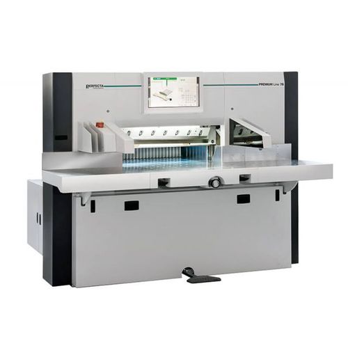 Planschneider mit Digitalanzeige - 78 PREMIUM Line - perfecta - Hochgeschwindigkeit / Halbformat / automatisch