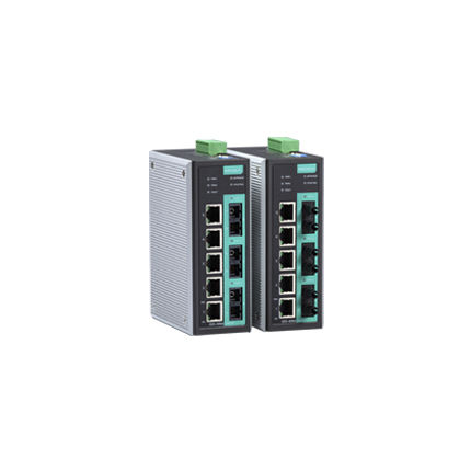 Ethernet-Switch / managed - EDS-408A 3 - Moxa Europe - 8 Ports / LWL