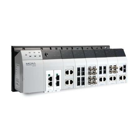 Ethernet-Switch / managed - EDS-828 - Moxa Europe - 24 Ports / Gigabit / Netzwerkschicht 2