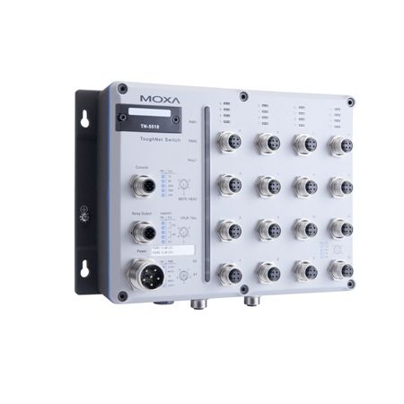Ethernet-Switch / managed - TN-5518 series - Moxa Europe - 12 Ports / drahtlos / Gigabit