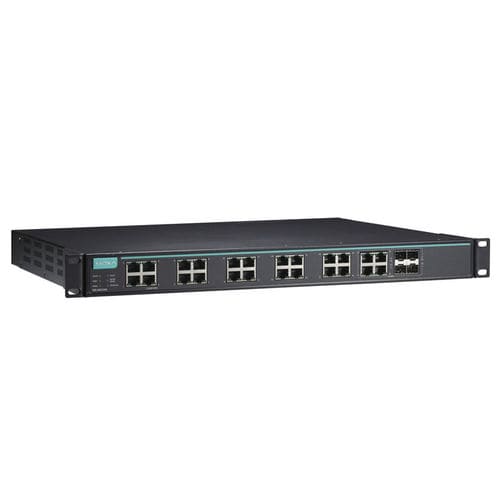 Ethernet-Switch / managed - IKS-G6524 series - Moxa Europe - 24 Ports / Rack / SFP+