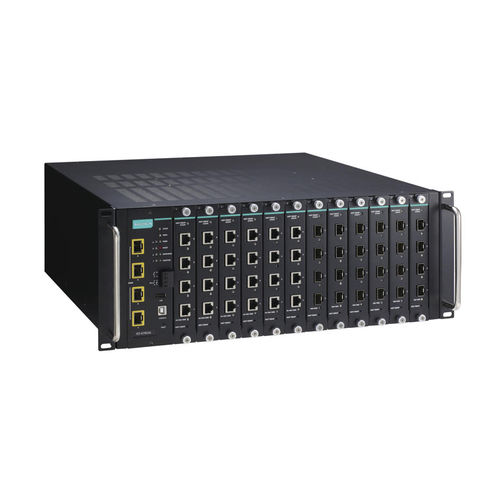 Ethernet-Switch / managed - ICS-G7848/G7850/G7852 series - Moxa Europe - 48 Ports / Gigabit / SFP+