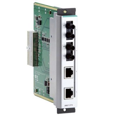 Ethernet-Switch / managed - CM-600 series - Moxa Europe - 4 Ports / LWL / modular