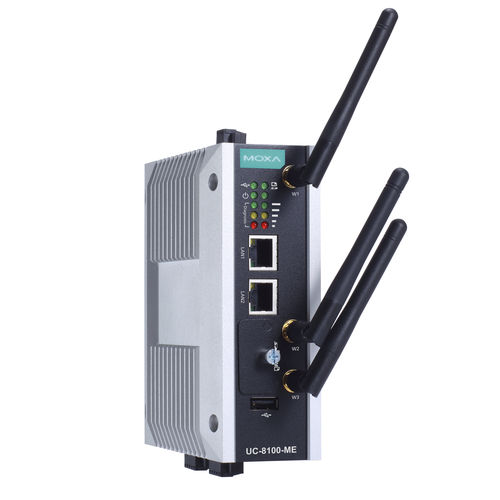 Embedded-Computer - UC-8100-ME-T Series - Moxa Europe - ARM Cortex-A8 / Mini-PCIe / USB