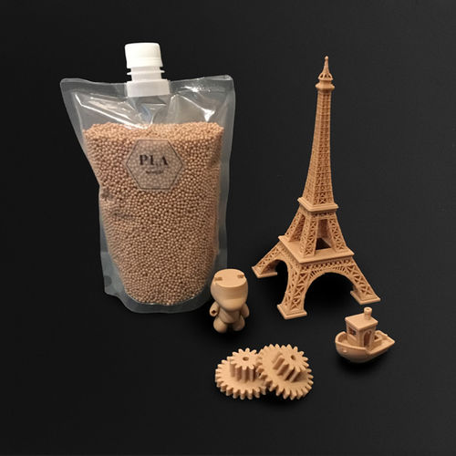 Pellet für 3D-Drucker / PLA - Woodfill - Pollen - braun