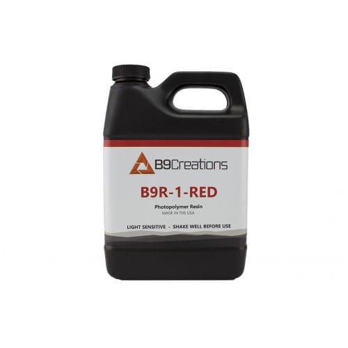 Harz für 3D-Drucker / Polymer - B9R-1-Red - B9Creations - rot / Industrie