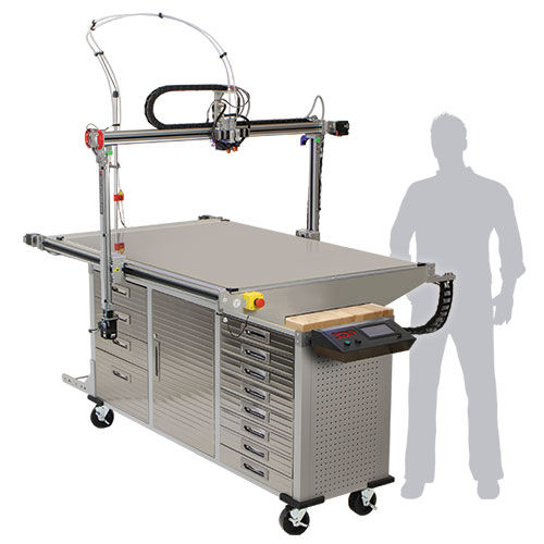 3D-Drucker / PLA - 400 Series Workbench Xtreme - 3D platform - Prototyping / FFF / auf Rollen