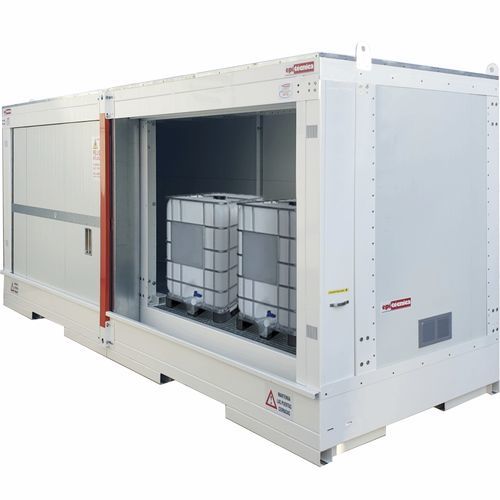 Schrank für Container - 72760 - EPITECNICA EUROPA, S.L. - Schutz / auf Füßen / mit Schiebetüren