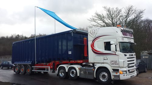 Elektrische LKW-Plane - T3T TrailerCover - Transcover