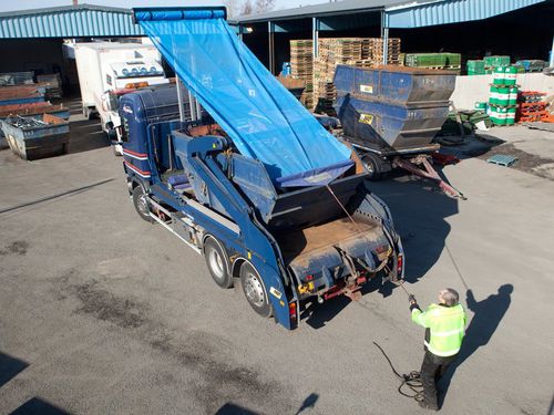 Pneumatisches Abdecksystem - MINI HYCOVER - Transcover - Aluminium
