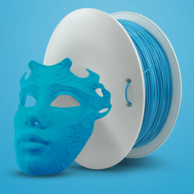 PLA-Filament / für 3D-Drucker - Fiberlogy - 1,75 mm / 2,85 mm / blau