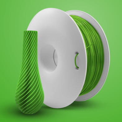 PLA-Filament / für 3D-Drucker - Fiberlogy - 1,75 mm / 2,85 mm / grün