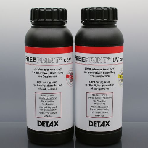 Harz für 3D-Drucker / Polymer - Freeprint® cast series - DETAX - rot / Dental